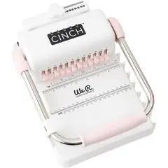 AMERICAN CRAFTS - Anilladora Cinch Rosada Perforación Cuadrada