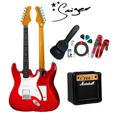 Marshall - Pack de Guitarra Electrica HSS + Amplificador Mg10