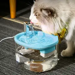 GENERICO - BEBEDERO FUENTE AUTOMÁTICO PARA GATOS - CATSPOUT CELESTE