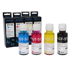 GENERICO - Kit Tinta Compatible gt52gt53 para Impresoras HP SmartTank GT5810, 115, 315, 318, 455