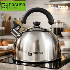 FACUSA - Tetera 4 litros Acero Inox Original