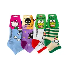 SANRIO - Pack 4 Medias HELLO KITTY y Amigos Talla 28 a 32