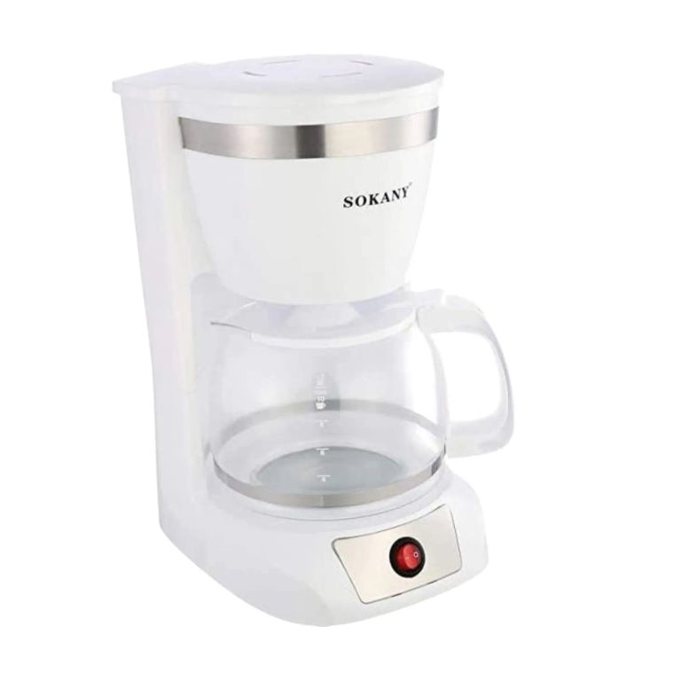 Cafetera Eléctrica SK-108 1.5L 12 Tazas con Sistema Antigoteo y Calentamiento Rápido