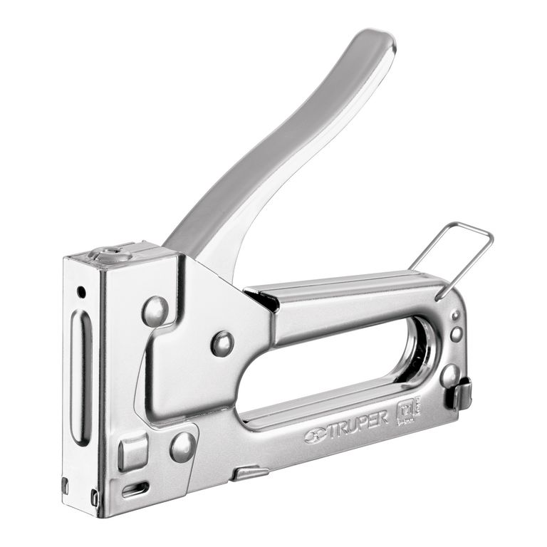 Engrapadora tipo pistola para ¼" y 5/16", con 200 grapas,