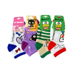 SANRIO - Pack 4 Medias MELODY Amigos Talla 36 a 38