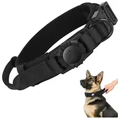 GENERICO - Collar Táctico Perro Raza Grande + Gps Incluido Para iPhone - Talla XL