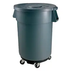 FRITECSA - Contenedor de Residuos 120 Litros Con Tapa y Base Con Ruedas