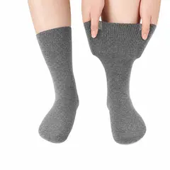 GENERICO - Medias Diabéticas Unisex Pack x2 Suaves, Cómodas y de Fácil Colocación