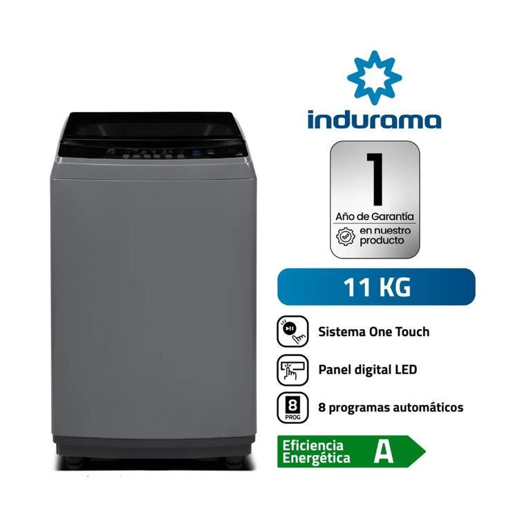 LAVADORA AUTOMATICA 11 KG LRI-11DGR