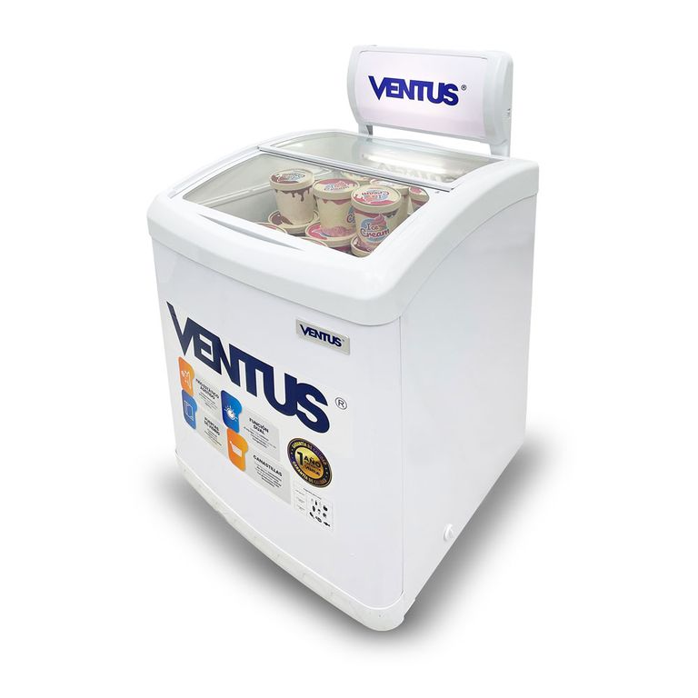 Congeladora Dual Tapa de Vidrio Curvo CTV-160CD -