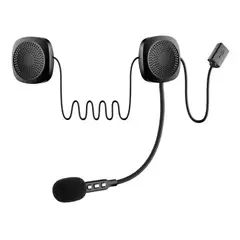 GENERICO - Audífonos Bluetooth Con Micrófono Para Casco Recargable Motos