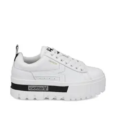 Gotta - Zapatilla Plataforma Blanca Mujer 23243