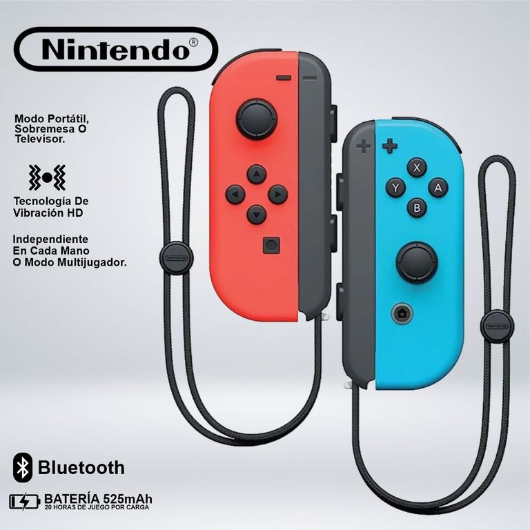 MANDO SWITCH JOY-CON RED AND BLUE