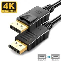 GENERICO - Cable Displayport a Display port 1.5 metros 4K HD DP a DP