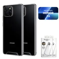 PERU IMPORTACIONES - Combo 2 Space Case Transparente Para Honor X6