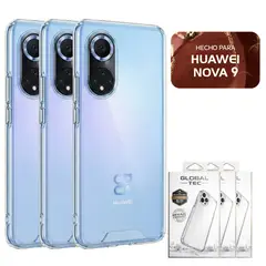 PERU IMPORTACIONES - Combo 3 Space Case Transparente Para Huawei Nova 9 Funda Para celular