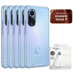 PERU IMPORTACIONES - Combo 5 Space Case Transparente Para Huawei Nova 9 Funda Para celular