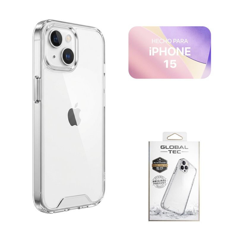 Space Case Transparente Para iPhone 15 Funda Para celular