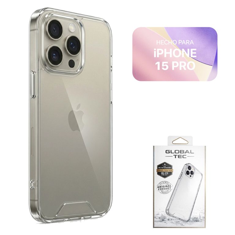 Space Case Transparente Para iPhone 15 Pro