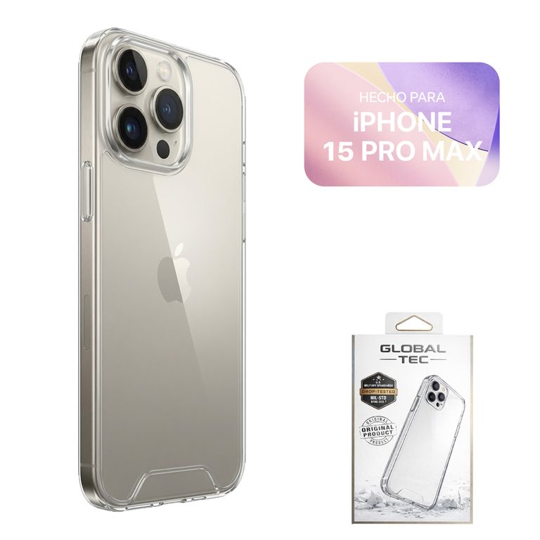 Space Case Transparente Para iPhone 15 Pro Max
