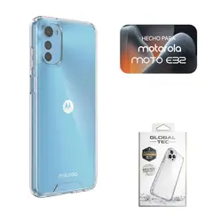 PERU IMPORTACIONES - Space Case Transparente Para Motorola E32 Funda Para celular