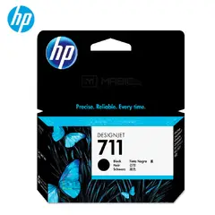 HP - Cartucho de Tinta 711 Negro CZ129A DesignJet T120, T520, T530 Original - 38ml