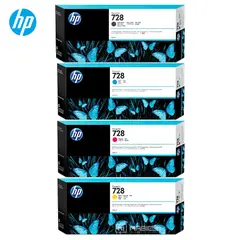 HP - Pack 4 Tinta 728 DesignJet T730, T830 Original - 300ml