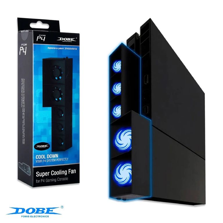 Cooler Ventilador para PlayStation 4 Fat Enfriador 5 Ventiladores - Ps4 FAT