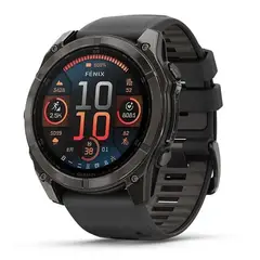 GARMIN - Reloj inteligente GPS avanzado Fenix ​​8 51 mm con pantalla AMOLED.