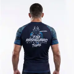GENERICO - Polo Licra Compresor Ryu Blue MC TIO Rashguard