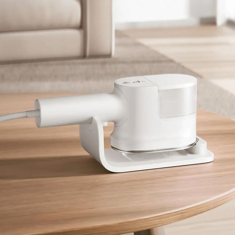Plancha de vapor portátil 1000W Base Cerámico Blanco