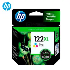 HP - Cartucho de Tinta 122XL Tricolor CH564HL Deskjet 1050, 2050, 3050 Original