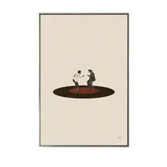 VATYERTY - Póster Minimalista De La Película Pulp Fiction