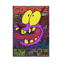 VATYERTY - Póster De Coraje, El Perro Cobarde Impresión