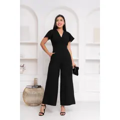 ARMA TU LOOK - ENTERIZO TAMARA MANGA CAMPANA ESTILO PALAZZO DE SEDA