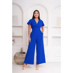 ARMA TU LOOK - ENTERIZO TAMARA MANGA CAMPANA ESTILO PALAZZO DE SEDA