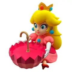 GENERICO - Mario Bros Galaxy - Palomera 3D Inspirada en Princesa Peach - 29cm