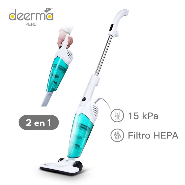 Aspiradora Vertical 2 en 1 DX118C + Removedor de Pelusa Portátil Inalámbrico MQ600