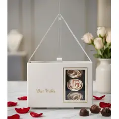 GENERICO - CAJA DE REGALO ROSAS PARA MUJER