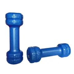 GENERICO - Mancuernas de 0.5 kg (Par) Vinil – Pesas Antideslizantes para Fitness y Tonificación Azul