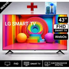 LG - Televisor 43 Pulg LED Smart TV Full HD +KITS LIMPIEZA DE TV