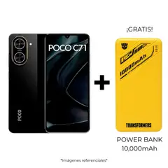 XIAOMI - CELULAR POCO C71 4GB+128GB + Power Bank