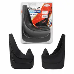 JET - Guardabarros Para Auto Universal Negro 2Pcs
