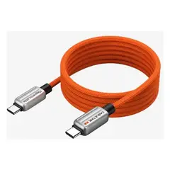 CABLETIME - Cable Usb C 240w 2m Magnético Carga Rápida 480mbps Naranja