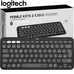LOGITECH - Teclado Pebble Keys 2 K380s Inalambrico Bluetooth Color del teclado Grafito Idioma Español