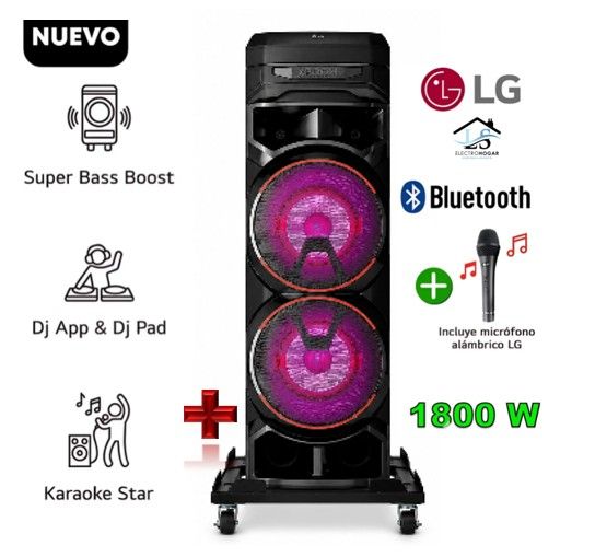 Equipo de Sonido Bluetooth XBOOM RNC9+ BASE MOVIL