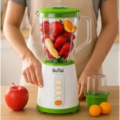 GENERICO - LICUADORA 1.5L 2 EN 1 CON TRITURADORA DE VEGETALES 350w