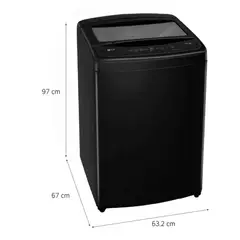 LG - Lavadora Carga Superior 16Kg Smart Inverter con Turbo Drum WT16OBVTB