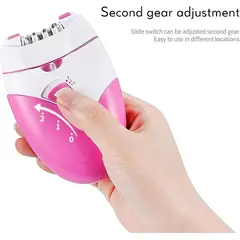 GENERICO - Depiladora Eléctrica Recargable para Mujer Cuidado Personal Práctico, Rápido y Portátil