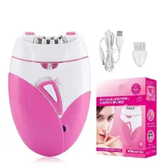 GENERIC - Depiladora Eléctrica Recargable USB para Mujer Portátil, Práctica y Fácil de Usar